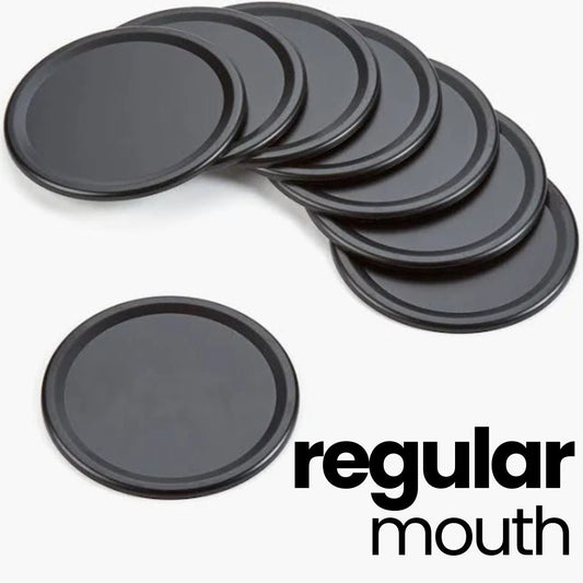 12x Regular Chalkboard Top Lids